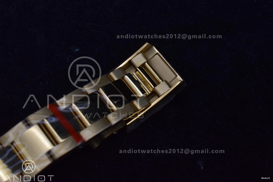 1:1 Bracelet QF Dial Edition 116508 Black Best Daytona on Diamonds YG V2 SH4130 1122